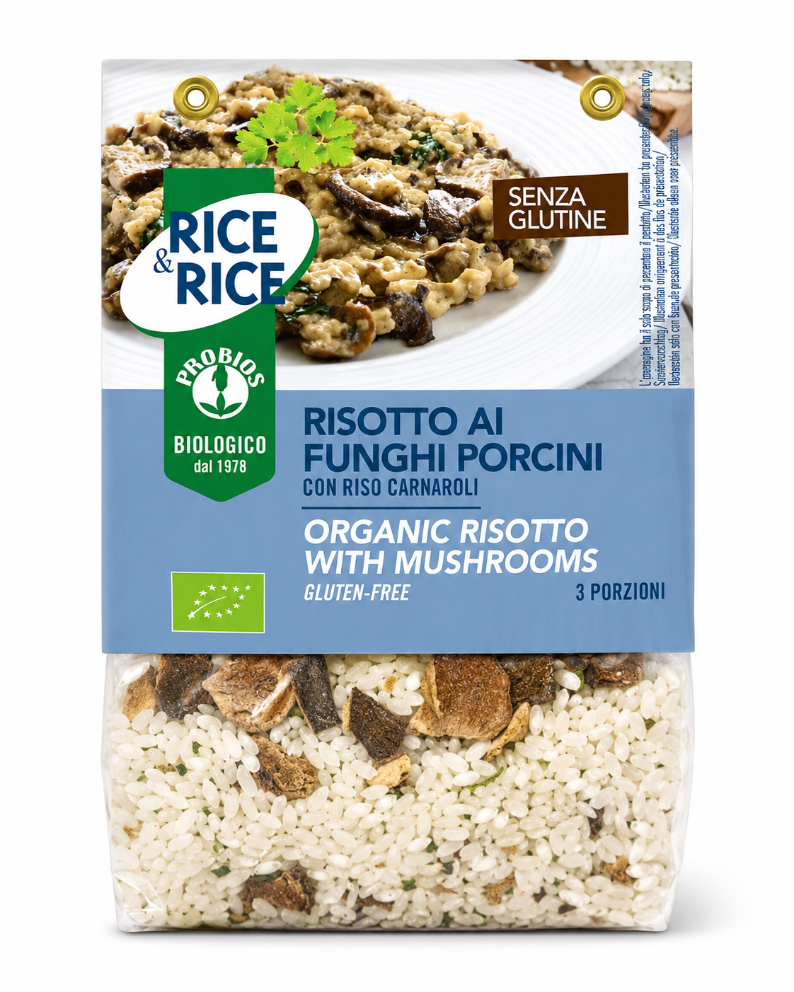 RISOTTO CON HONGOS PORCINI 250g RR