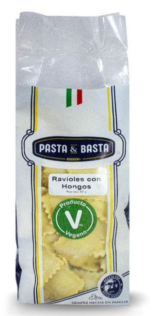 PASTA RAVIOLES HONGOS PASTA BASTA 500G
