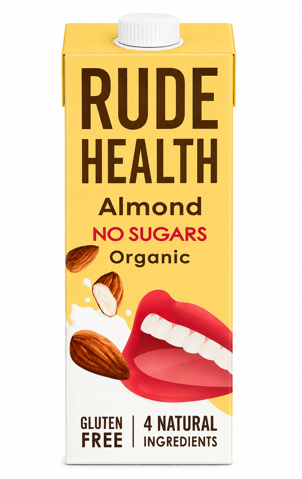 BEBIDA ORGÁNICA SIN AZÚCAR ALMENDRA RUDE HEALTH 1L