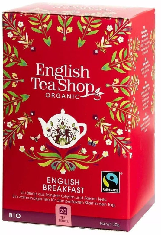 TÉ ORGÁNICO ENGLISH BREAKFAST ENGLISH TEA SHOP 50G