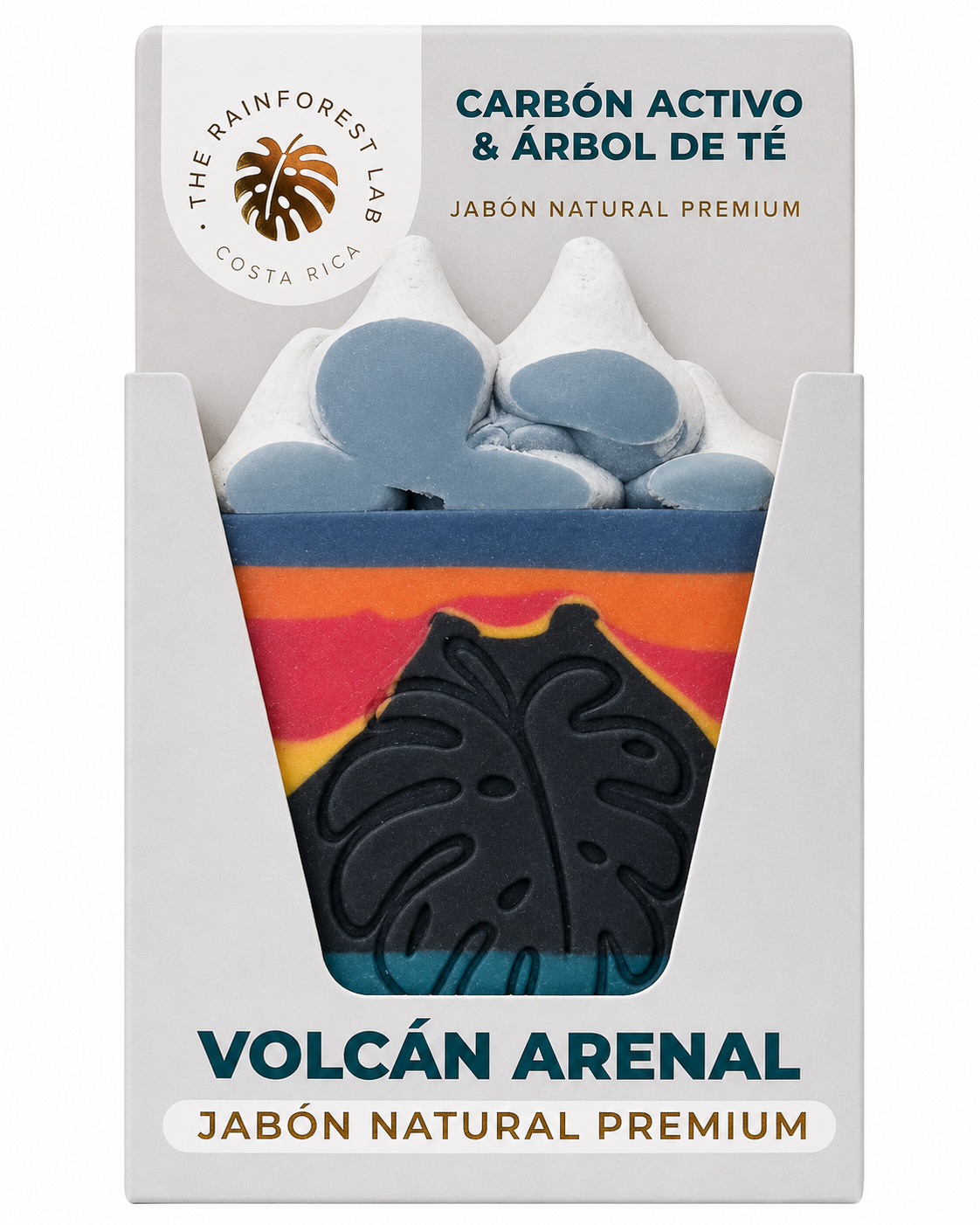 JABÓN BARRA - VOLCÁN ARENAL - THE RAIN FORREST LABS 170g