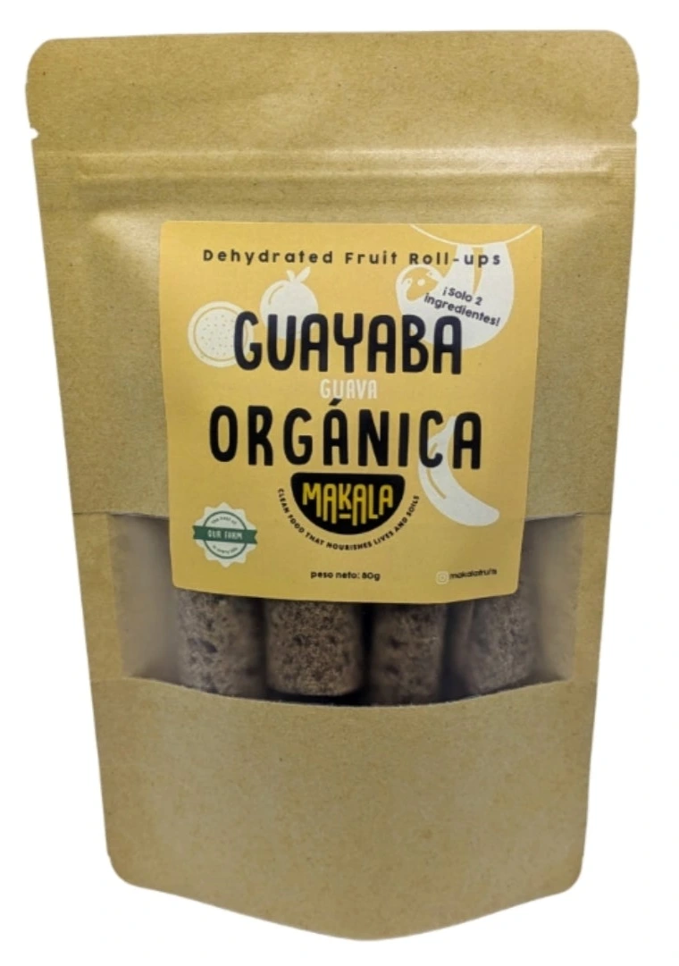 SNACK FRUTA DESHIDRATADA GUAYABA ORGÁNICA 80G