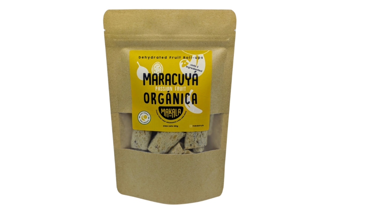SNACK FRUTA DESHIDRATADA MARACUYA ORGÁNICA 80G