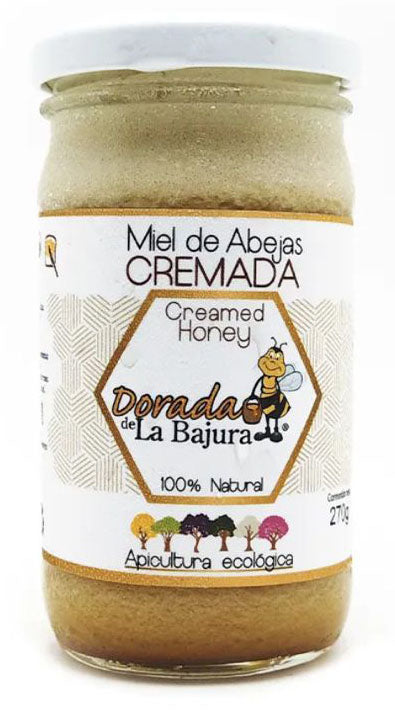 MIEL CREMADA DORADA LA BAJURA 270G