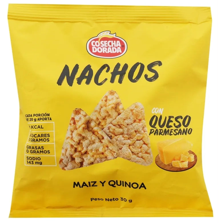 SNACK NACHOS COSECHA DORADA 30G