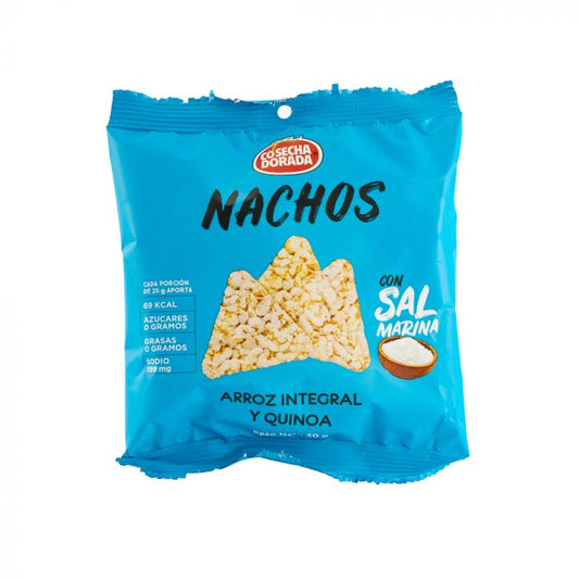 SNACKS NACHOS SAL MARINA COSECHA DORADA 30G