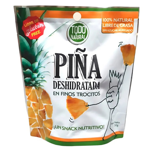 SNACK PIÑA DESHIDRATADA TODO NATURAL 50G