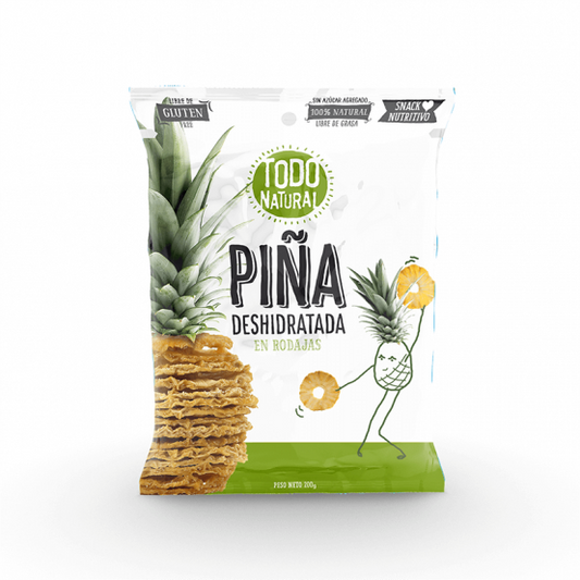 PIÑA DESHIDRATADA TODO NATURAL 200G