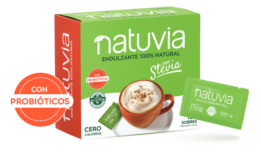 NATUVIA CON STEVIA 20UNIDADES 20G