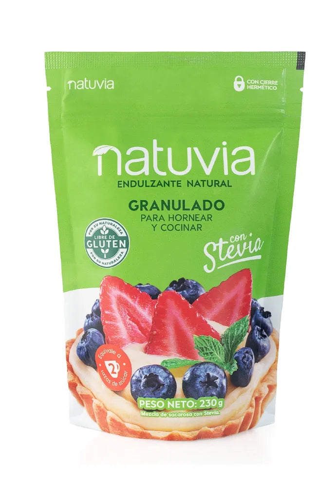 NATUVIA GRANULADO CON STEVIA 230G