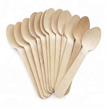 CUCHARA DE MADERA DESECHABLE 10 UDS