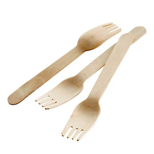 TENEDOR DE MADERA DESECHABLE
