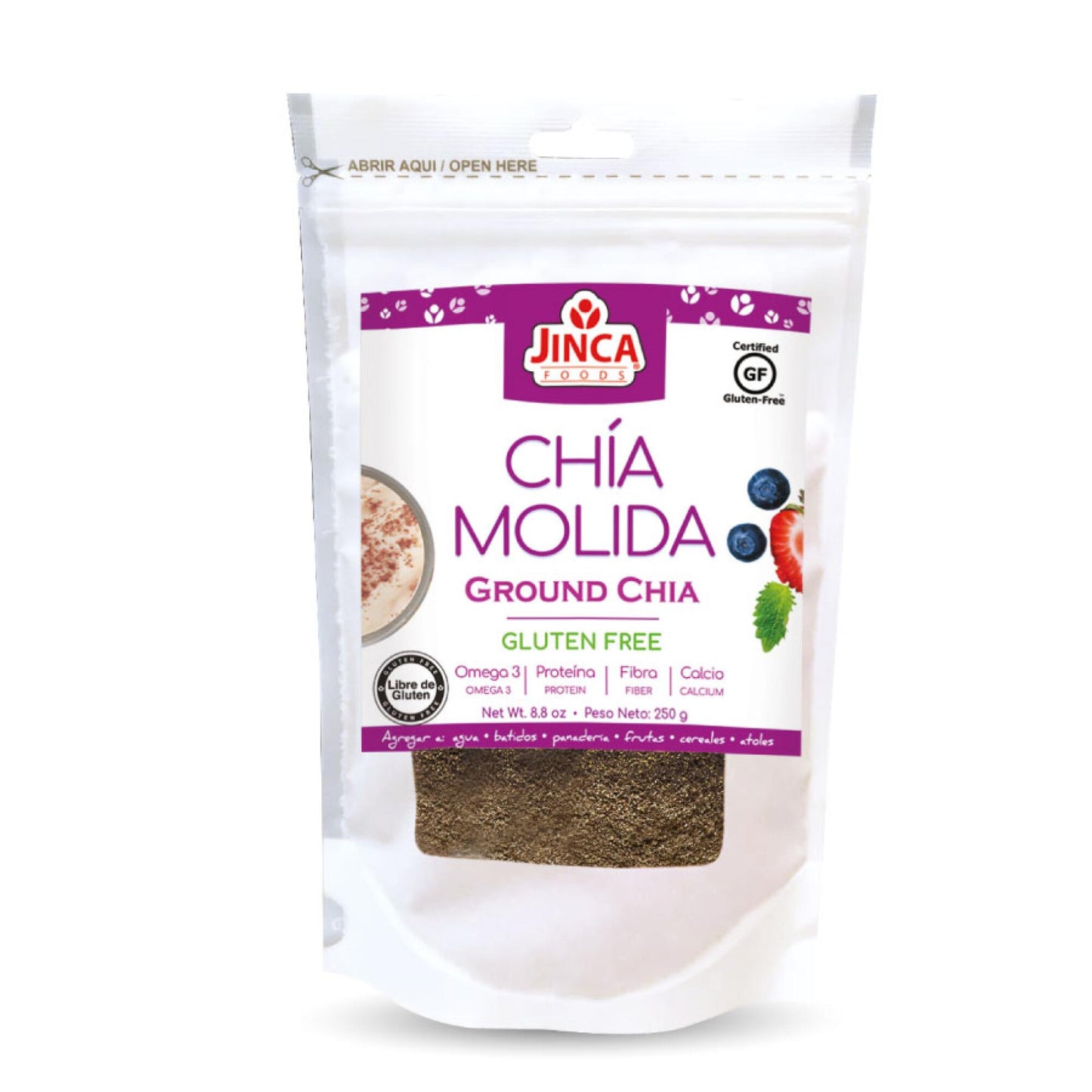 CHIA MOLIDA JINCA 250G