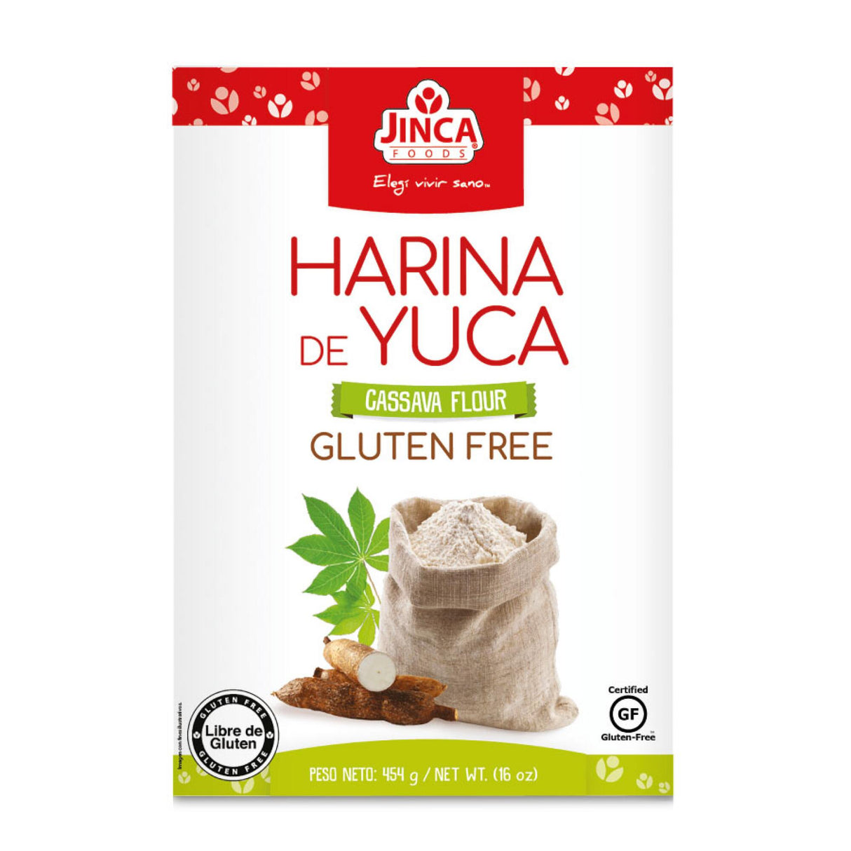 HARINA YUCA GLUTENFREE JINCA 454G