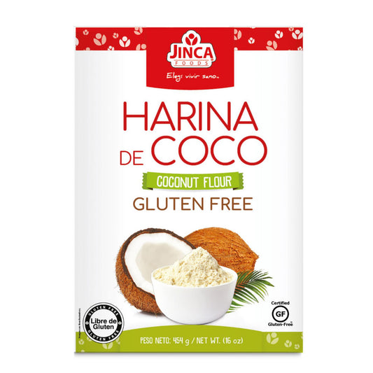 HARINA COCO GLUTENFREE JINCA 454G