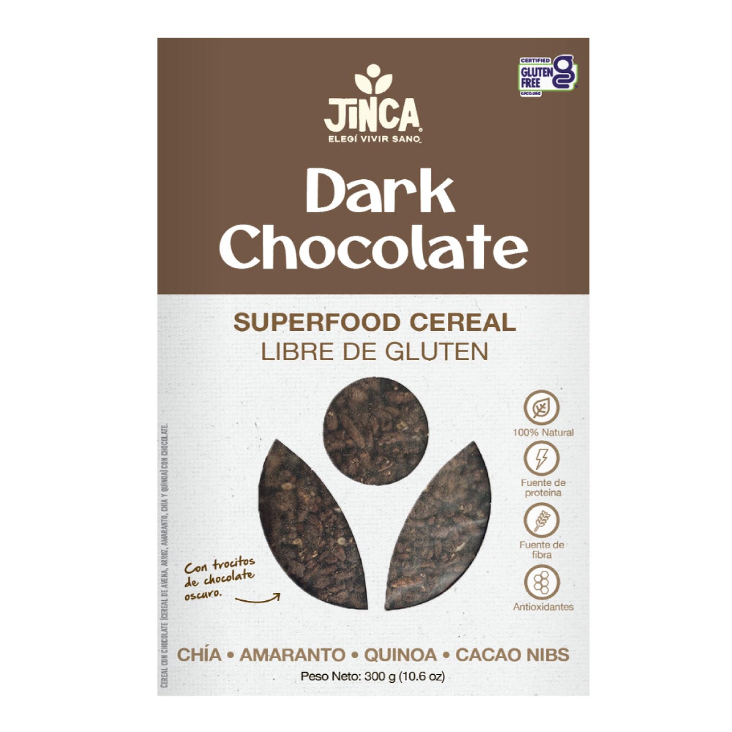 CEREAL DARK CHOCOLATE JINKA 300g