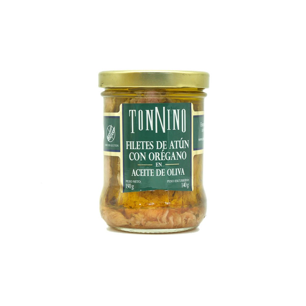 ATÚN CON ORÉGANO ACEITE TONNINO 190G