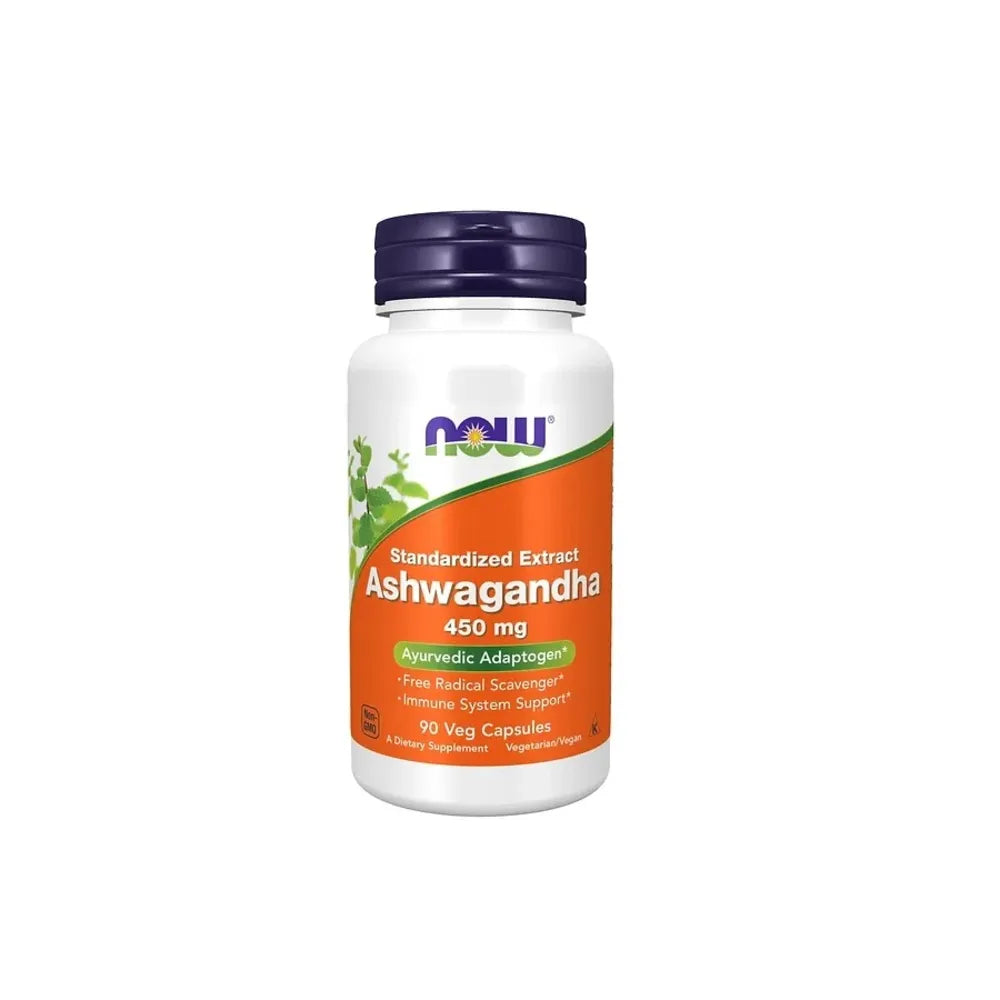 PASTILLAS ASHWAGANDHA NOW 90 CAPSULAS - 450 MG