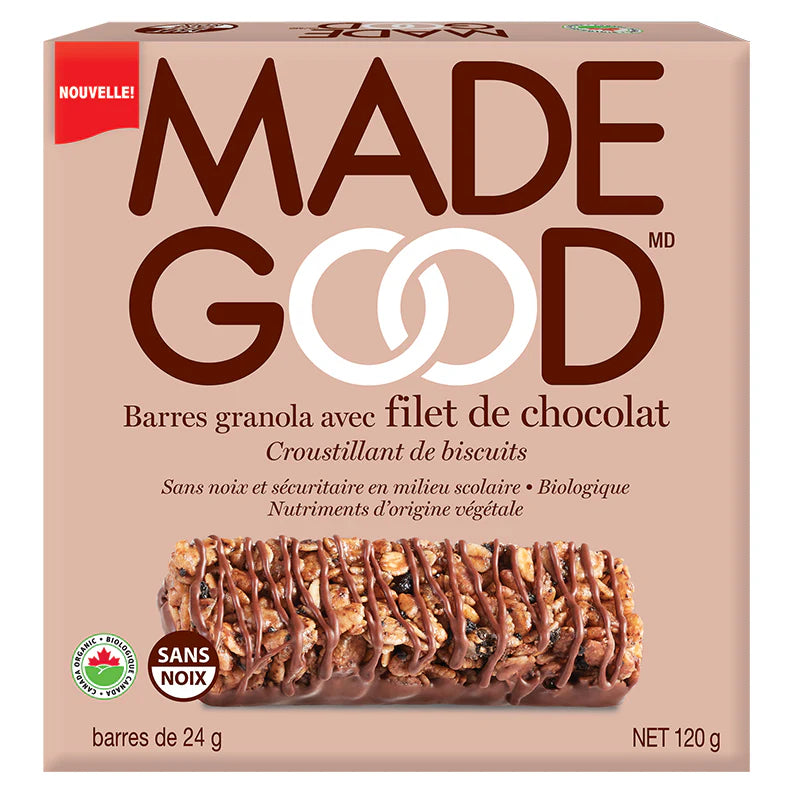 BARRA AVENA CHOCOCHIPS MADE GOOD 5 UNIDADES 30G