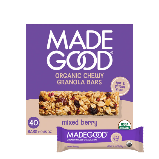 BARRAS GRANOLA MIXED BERRY MADE GOOD 5 UNIDADES 120G