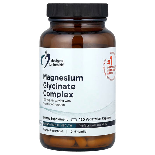 CAPSULAS COMPLEJO MAGNESIO GLICINATO DESIGN FOR HEALTH 120CAP