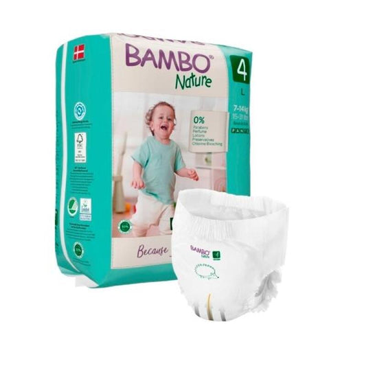 PAÑALES TALLA 4L BAMBO NATURE