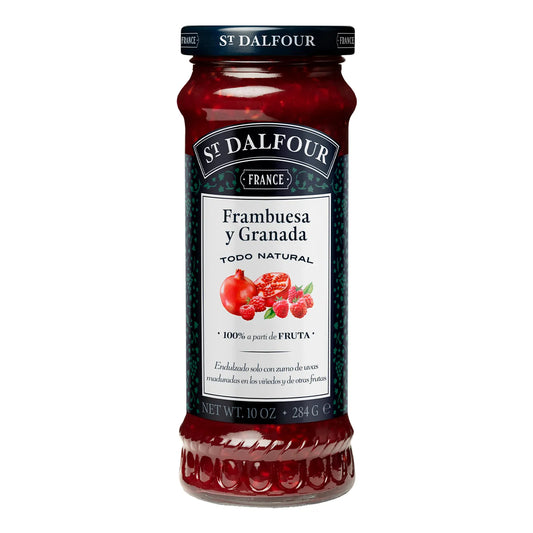 MERMELADA FRAMBUESA Y GRANADA ST DALFOUR 284G