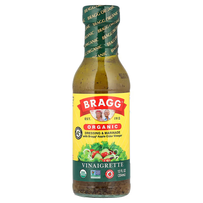 VINAGRETA VINAGRE ORGÁNICO MANZANA BRAGG 354ML