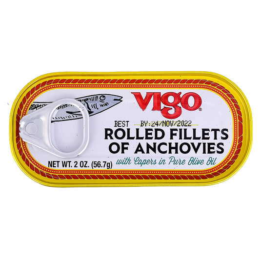 ROLLOS DE FILETE DE ANCHOAS VIGO 57g