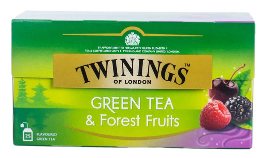 TE VERDE FRUTOS ROJOS TWININGS OF LONDON 25 UNIDADES