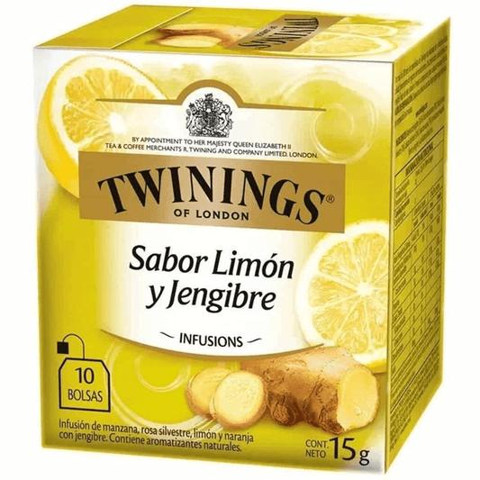 TE LIMON Y JENGIBRE TWININGS OF LONDON 10 UNIDADES