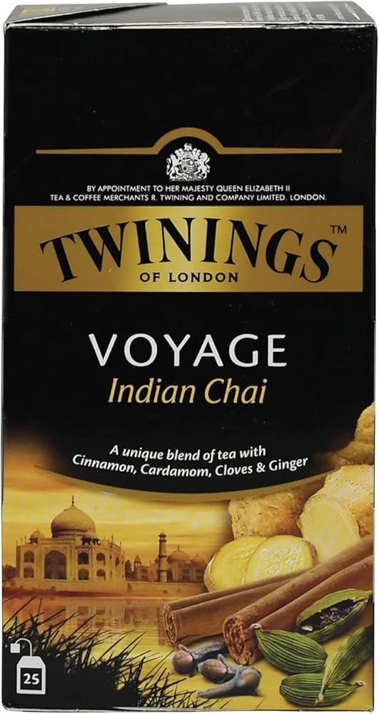TE VOYAGE INDIAN CHAI TWININGS OF LONDON - 25 UNIDADES