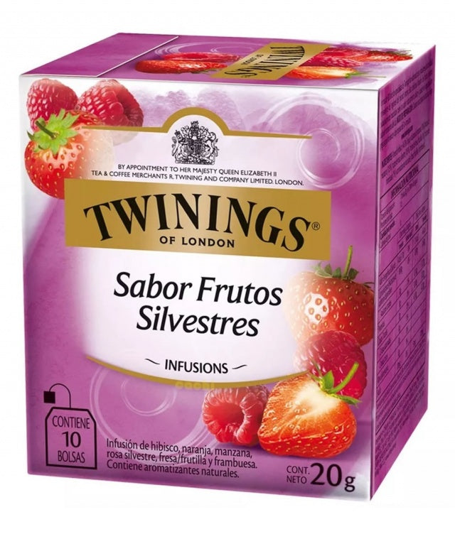 TE FRUTOS SILVESTRES TWININGS 10 UNIDADES
