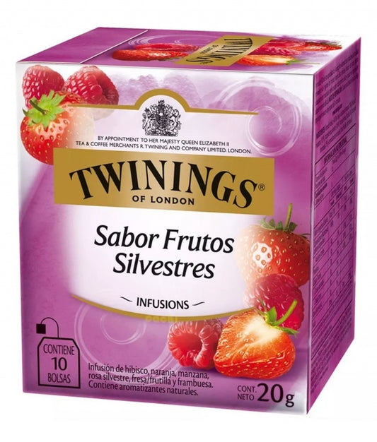 TE FRUTOS SILVESTRES TWININGS 10 UNIDADES