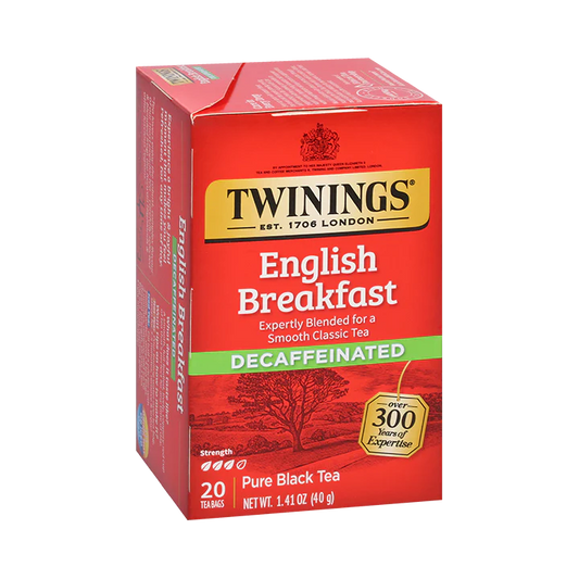TE DESCAFEINADO ENGLISH BREAKFAST TWININGS OF LONDON 20 UNIDADES