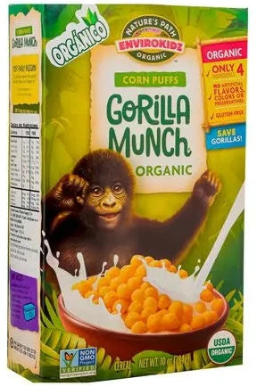 CEREAL GORILLA MUNCH NATURE PATH 284G