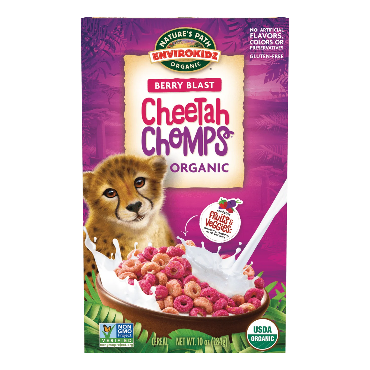CEREAL CHEETAH CHOMPS NATURE PATH 284g