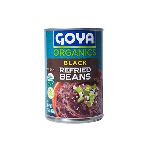 FRIJOLES NEGROS ORGANICOS LATA GOYA 439g
