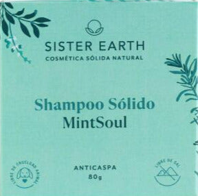 SHAMPOO SOLIDO MINTSOUL SISTER EARTH 80G