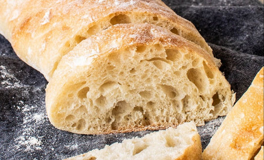 PAN MINI CIABATTA MASSA 5 UNIDADES