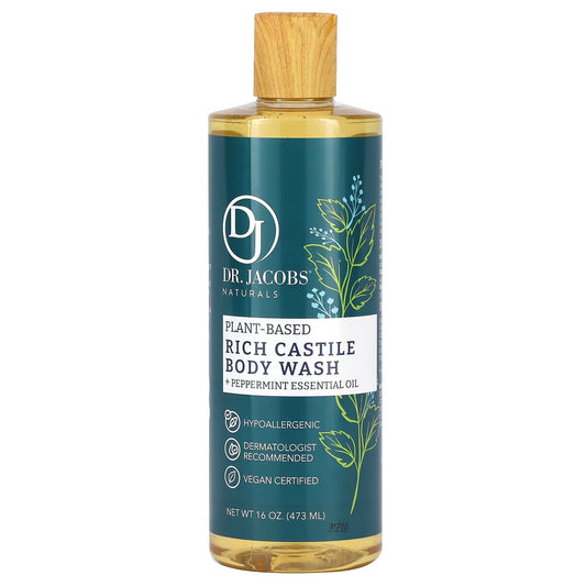 JABON LIQUIDO DE CUERPO MENTA  DR. JACOBS 473ml
