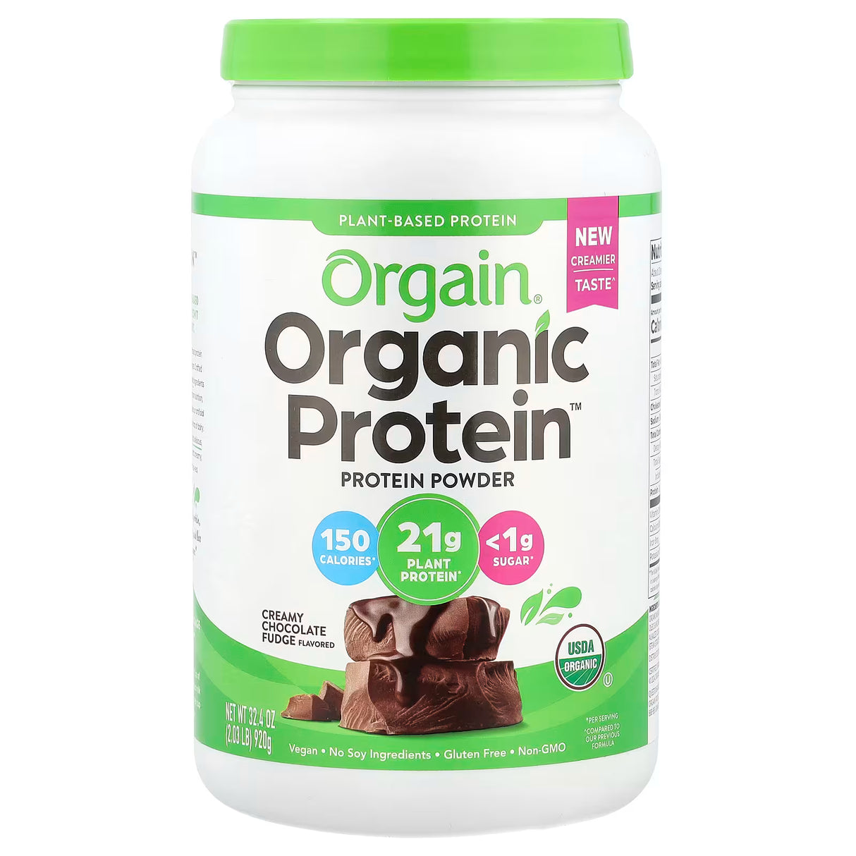 PROTEÍNA ORGÁNICA CHOCOLATE ORGAIN 920G