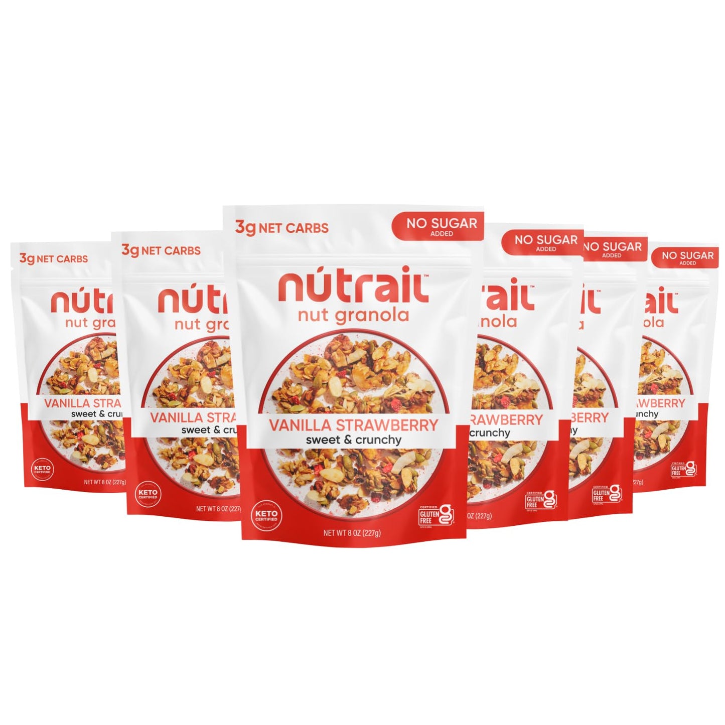 GRANOLA VAINILLA FRESA NUTRAIL 227g