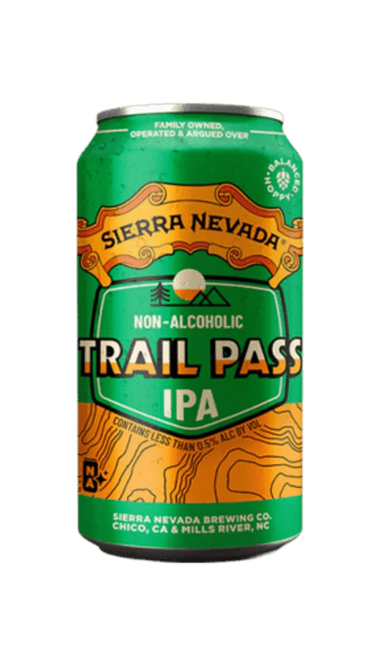 TRAIL PASS IPA NON ALCOHOLIC DRINK  355ML