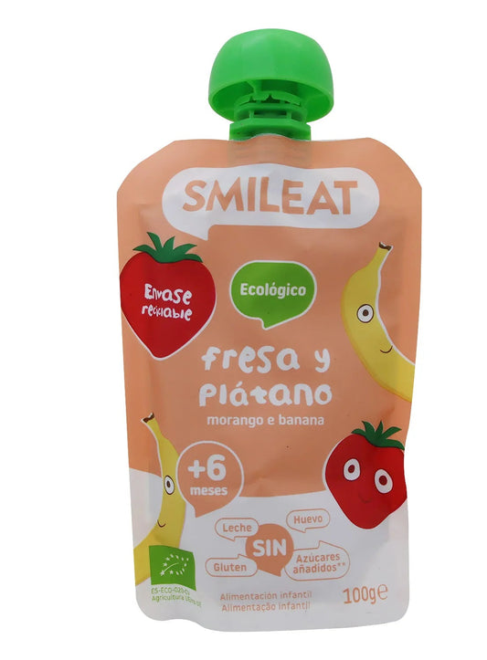 COLADO FRESA BANANO SMILEAT 100G