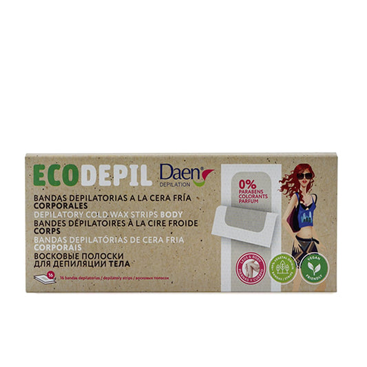 BANDAS DEPILATORIAS ECODEPIL 16 UNIDADES
