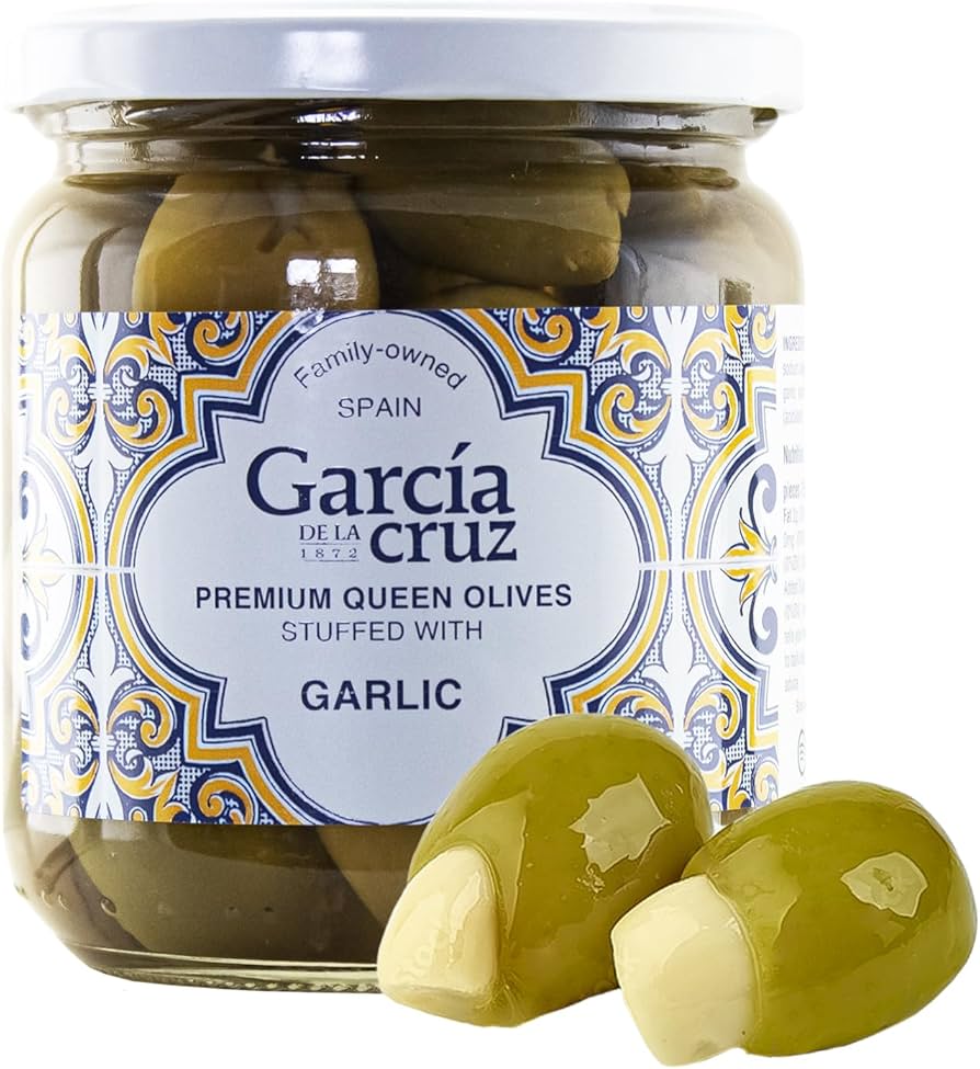 ACEITUNA AJO GARCIA DE LA CRUZ 400G