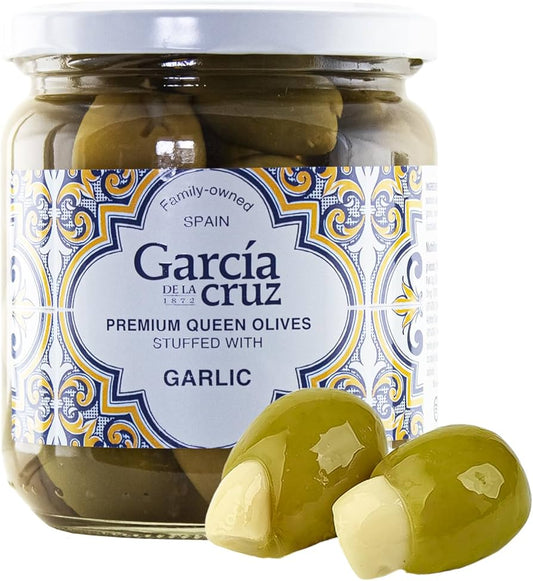 ACEITUNA AJO GARCIA DE LA CRUZ 400G