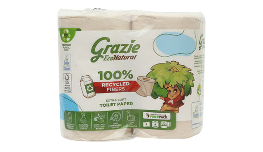 PAPEL HIGIENICO GRAZIE 400 HOJAS