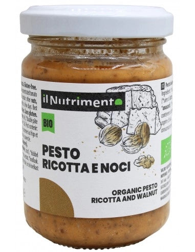 PESTO RICOTTA Y NUECES 120G IL NUTRIMENTO 120g